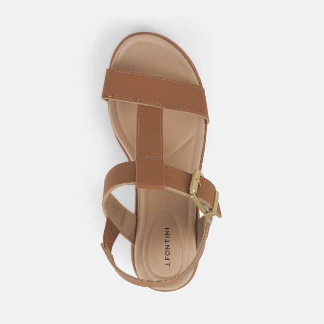 J.Fontini women Tan Casual Sandals (SKU: 75-123-23-36)