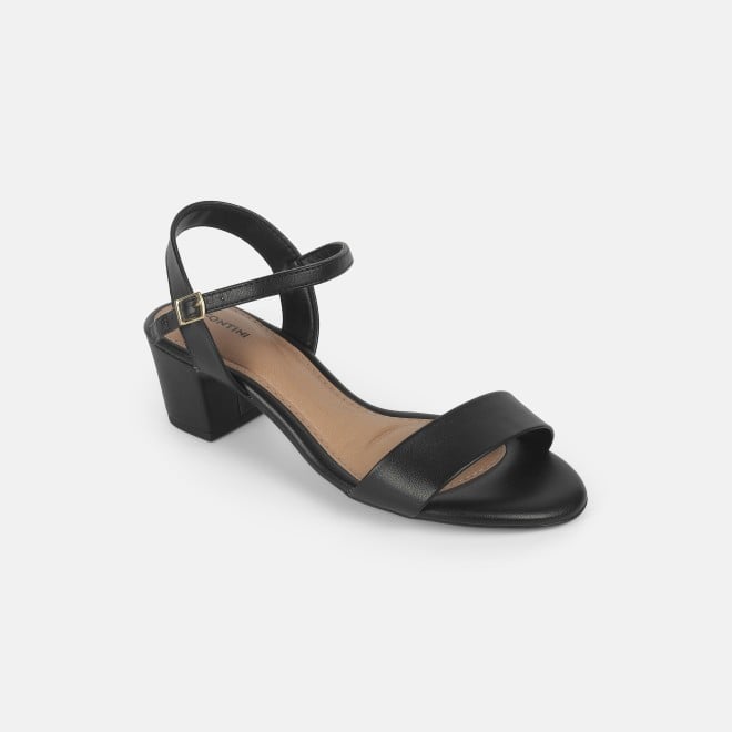 J.Fontini women Black Casual Sandals