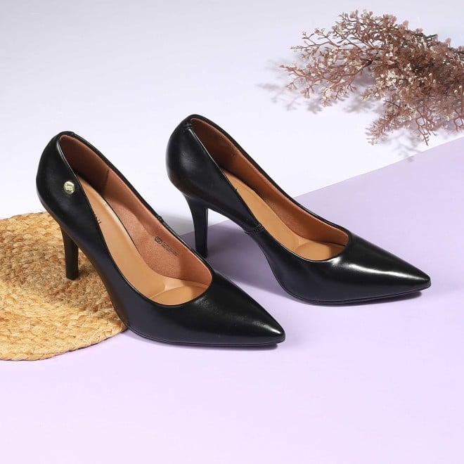 J.Fontini Women Black Formal Pumps