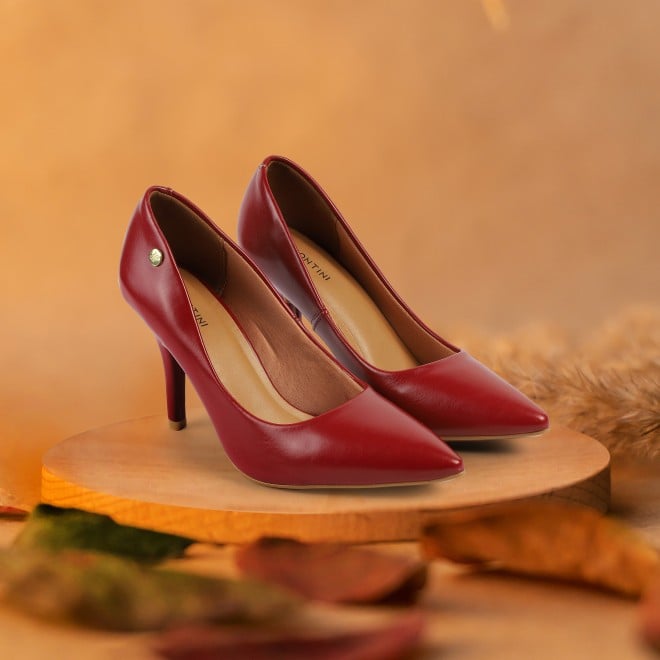 J.Fontini Women Maroon Formal Pumps
