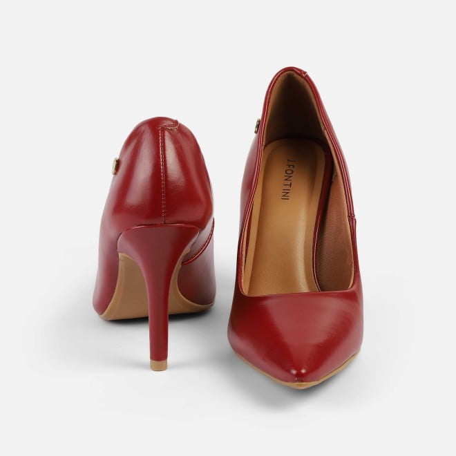 J.Fontini Women Maroon Formal Pumps (SKU: 75-135-44-36)