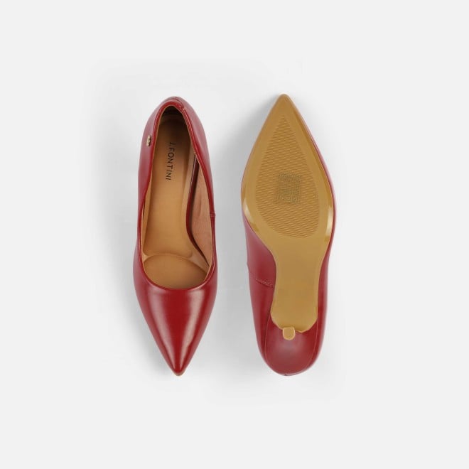 J.Fontini Women Maroon Formal Pumps (SKU: 75-135-44-36)