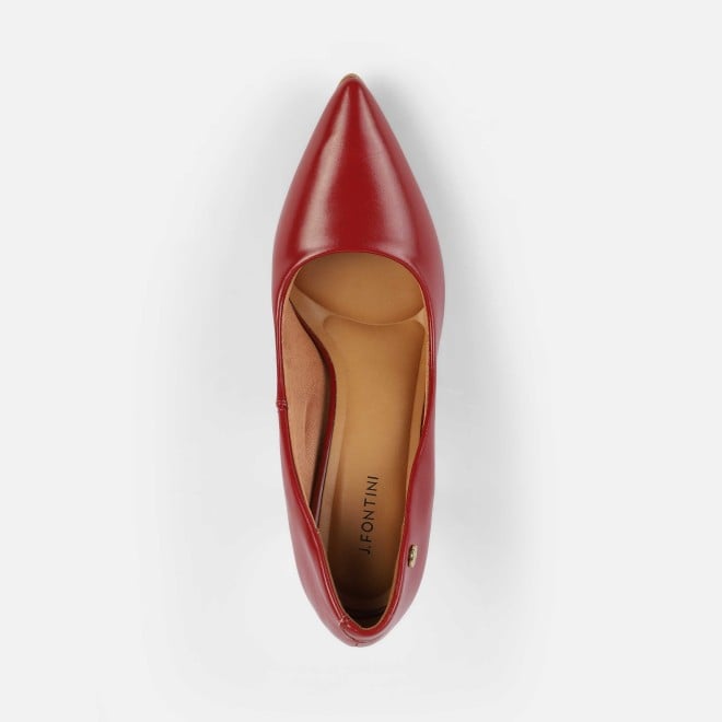J.Fontini Women Maroon Formal Pumps (SKU: 75-135-44-36)