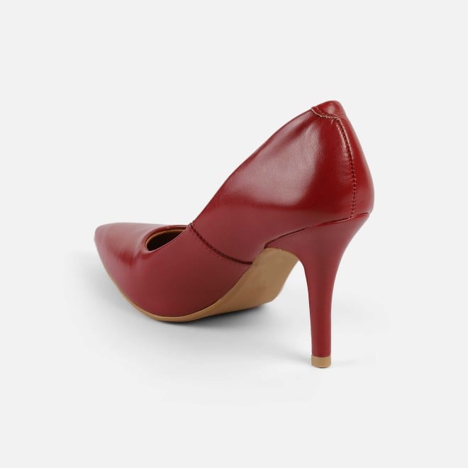 J.Fontini Women Maroon Formal Pumps (SKU: 75-135-44-36)