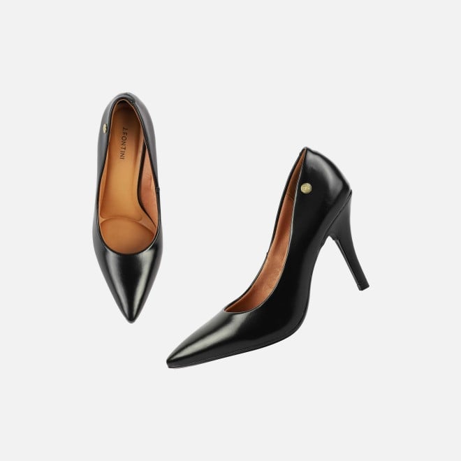 J.Fontini Women Black Formal Pumps (SKU: 75-135L-11-42)