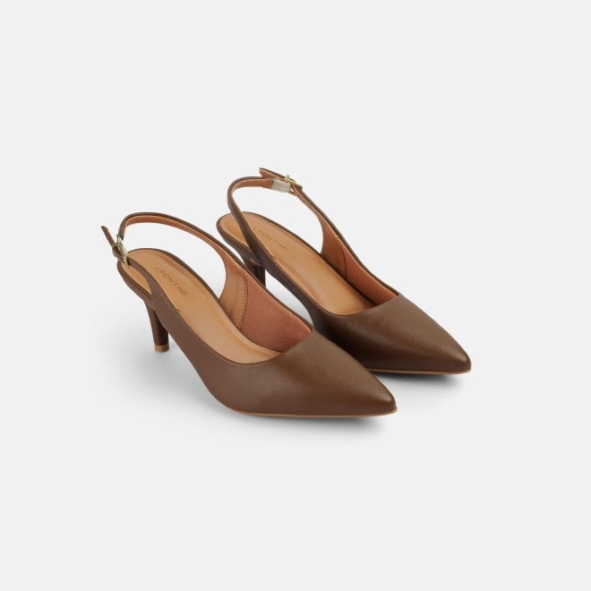 J.Fontini Women Brown Formal Sandals (SKU: 75-136-12-36)