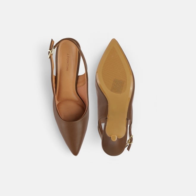 J.Fontini Women Brown Formal Sandals (SKU: 75-136-12-36)