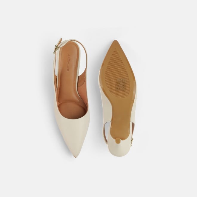 J.Fontini Women Off-white Formal Sandals (SKU: 75-136-66-36)