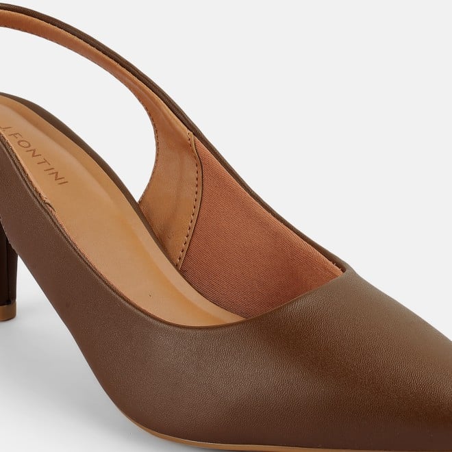 J.Fontini Women Brown Formal Sandals (SKU: 75-136-12-36)