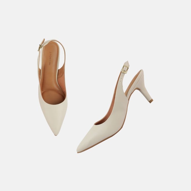 J.Fontini Women Off-white Formal Sandals (SKU: 75-136-66-36)