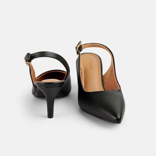 J.Fontini Women Black Formal Sandals (SKU: 75-136L-11-42)