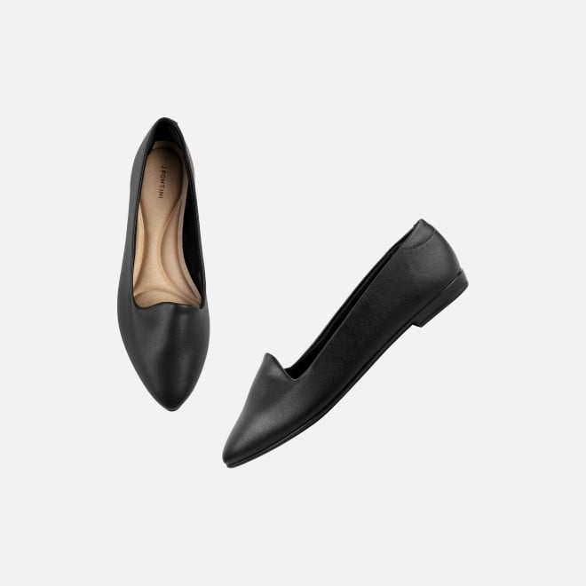 J.Fontini Women Black Casual Ballerinas (SKU: 75-137-11-36)