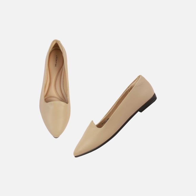 J.Fontini Women Beige Casual Ballerinas (SKU: 75-137-20-36)