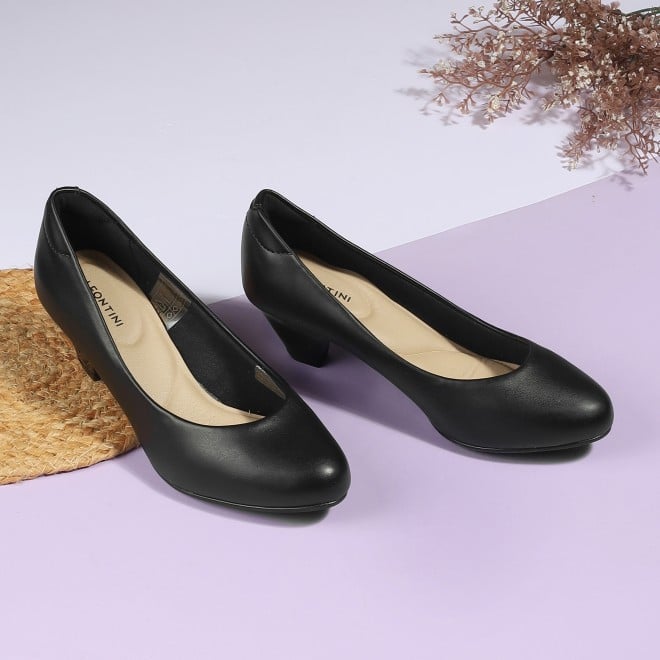 J.Fontini Women Black Formal Pumps
