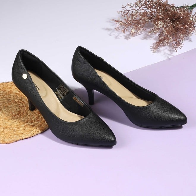J.Fontini Women Black Formal Pumps