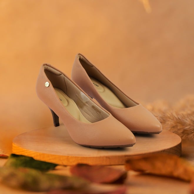 J.Fontini Women Peach Formal Pumps