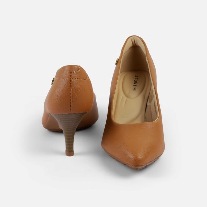 J.Fontini Women Camel Formal Pumps (SKU: 75-139-97-36)