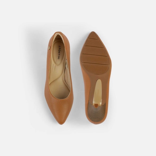 J.Fontini Women Camel Formal Pumps (SKU: 75-139-97-36)