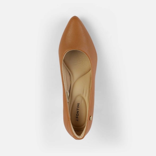 J.Fontini Women Camel Formal Pumps (SKU: 75-139-97-36)