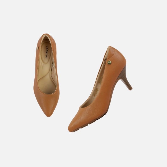 J.Fontini Women Camel Formal Pumps (SKU: 75-139-97-36)