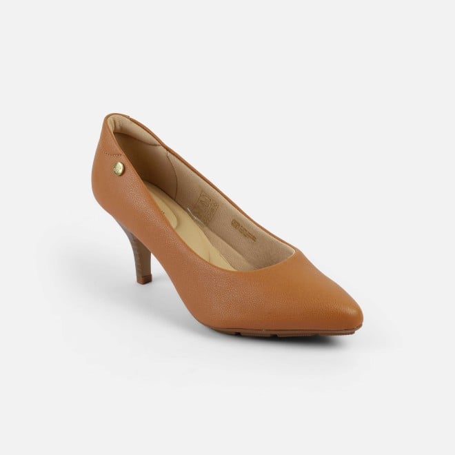 J.Fontini Women Camel Formal Pumps
