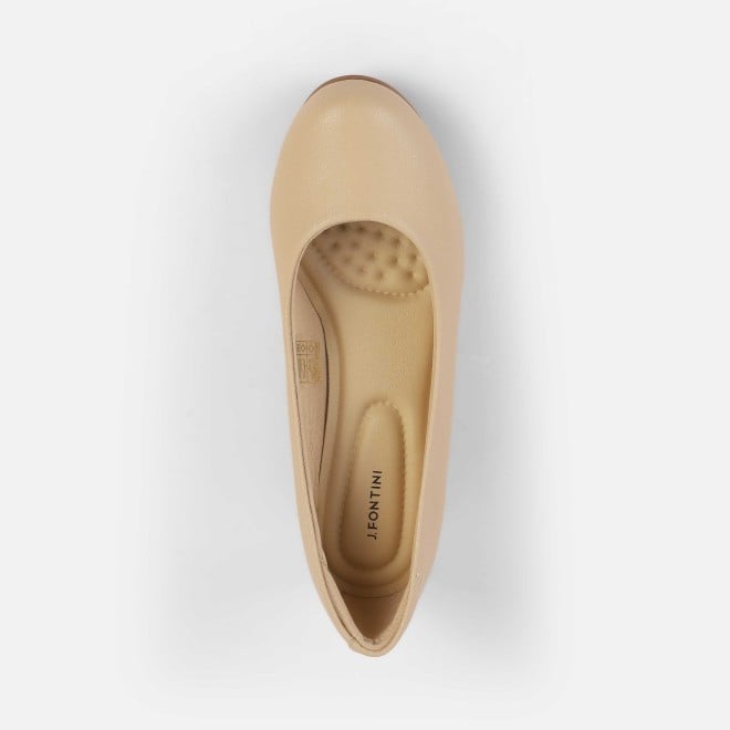 J.Fontini Women Beige Casual Ballerinas (SKU: 75-140-20-36)