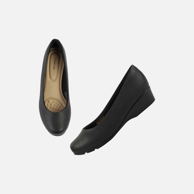 J.Fontini Women Black Casual Ballerinas (SKU: 75-140-11-36)