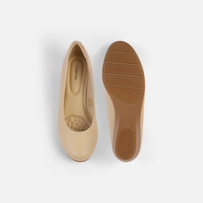J.Fontini Women Beige Casual Ballerinas (SKU: 75-140L-20-42)