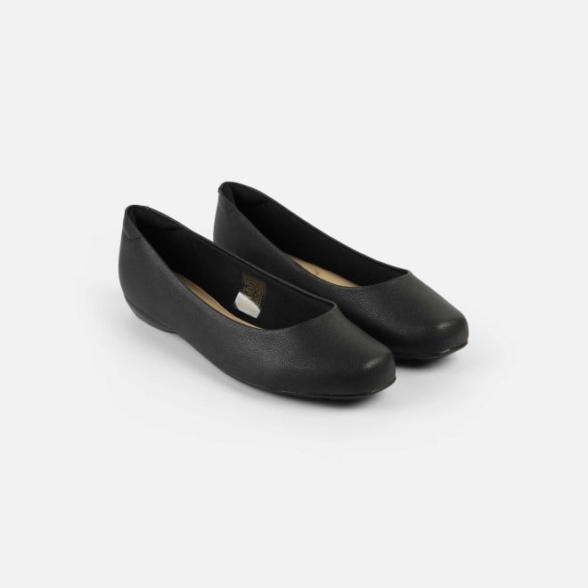 J.Fontini Women Black Casual Ballerinas (SKU: 75-142-11-36)