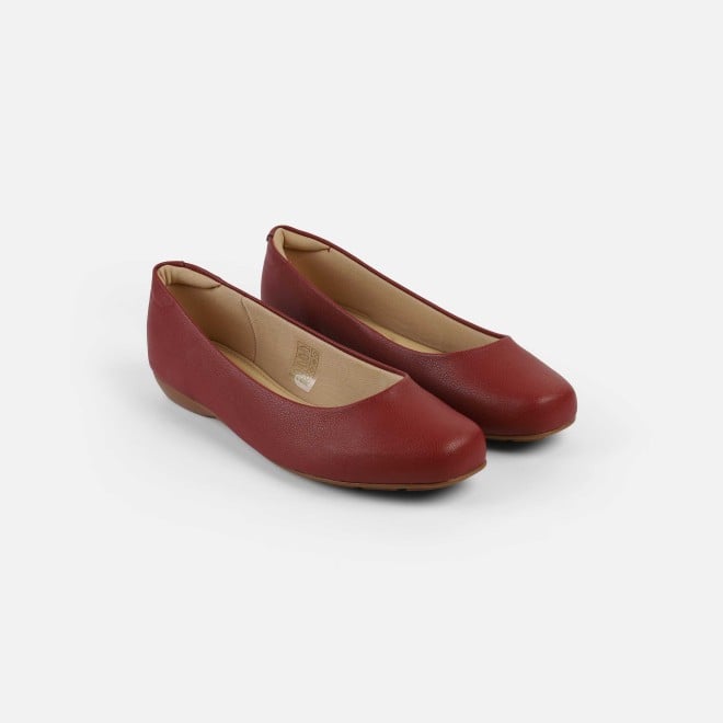 J.Fontini Women Wine Casual Ballerinas (SKU: 75-142-58-36)