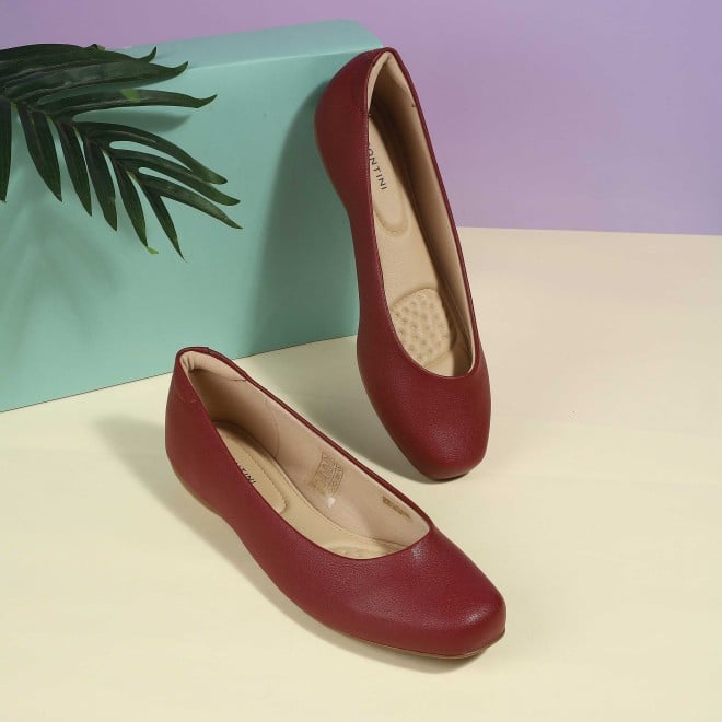 J.Fontini Women Wine Casual Ballerinas