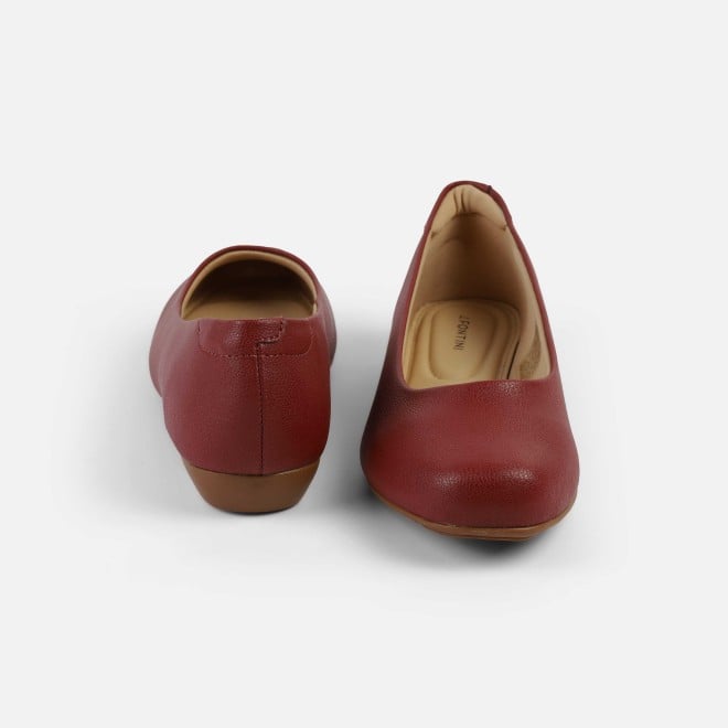 J.Fontini Women Wine Casual Ballerinas (SKU: 75-142-58-36)