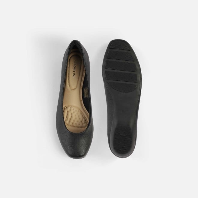 J.Fontini Women Black Casual Ballerinas (SKU: 75-142-11-36)