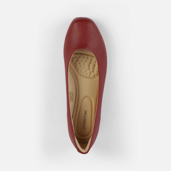 J.Fontini Women Wine Casual Ballerinas (SKU: 75-142-58-36)