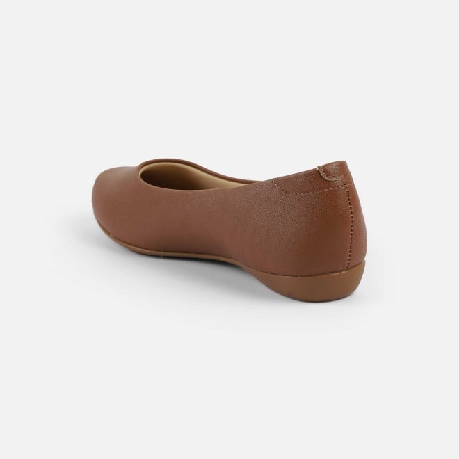 J.Fontini Women Tan Casual Ballerinas (SKU: 75-142-23-36)
