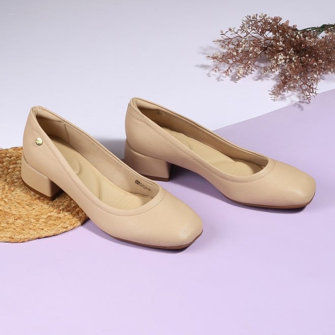 J.Fontini Women Beige Formal Pumps