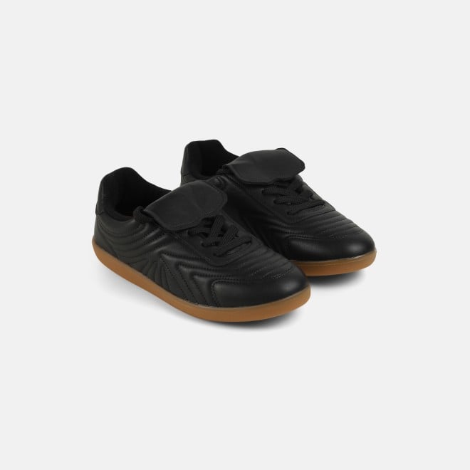 J.Fontini Women Black Casual Sneakers (SKU: 75-166-11-37)