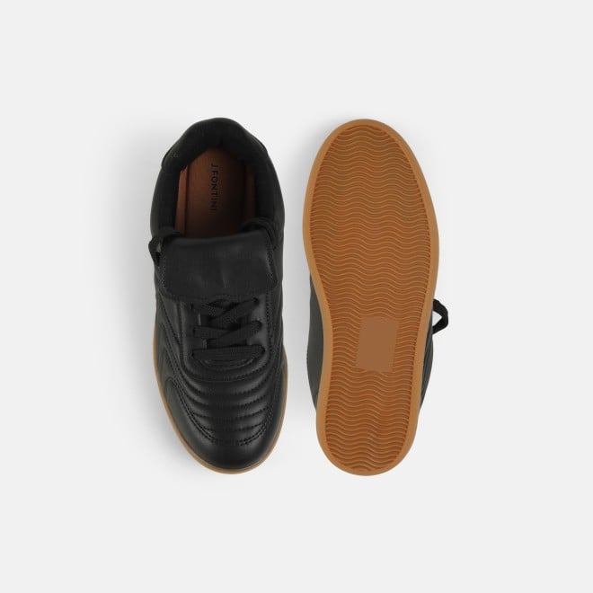 J.Fontini Women Black Casual Sneakers (SKU: 75-166-11-37)