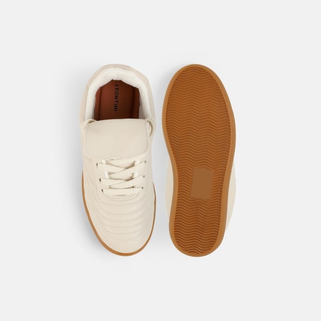 J.Fontini Women Off-white Casual Sneakers (SKU: 75-166l-66-42)