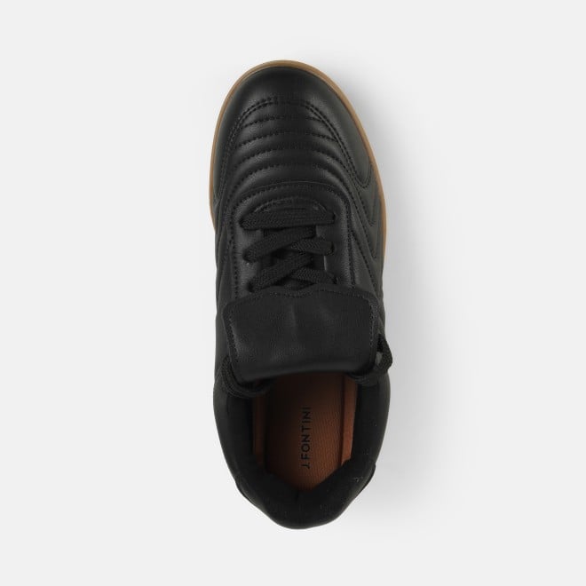 J.Fontini Women Black Casual Sneakers (SKU: 75-166-11-37)