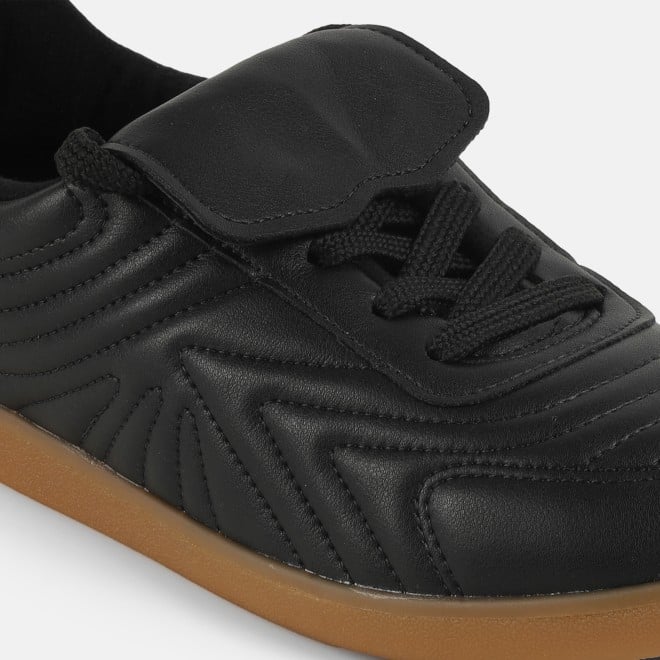 J.Fontini Women Black Casual Sneakers (SKU: 75-166-11-37)