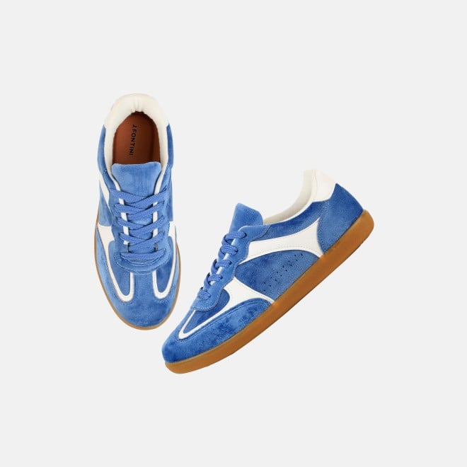 J.Fontini Women Blue Casual Sneakers (SKU: 75-167-45-37)