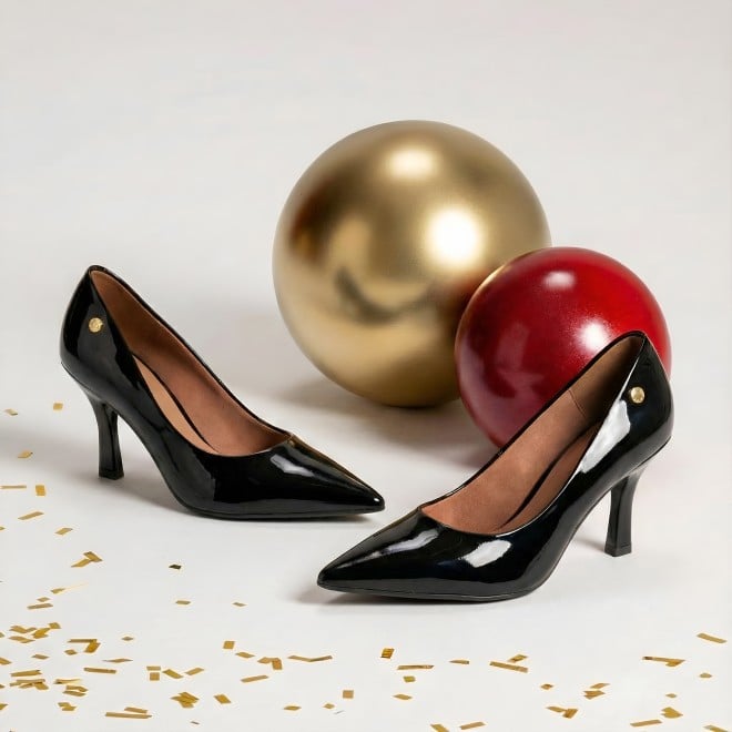 J.Fontini Women Black Formal Pumps (SKU: 75-168-11-36)