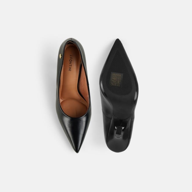 J.Fontini Women Black Formal Pumps (SKU: 75-168-11-36)