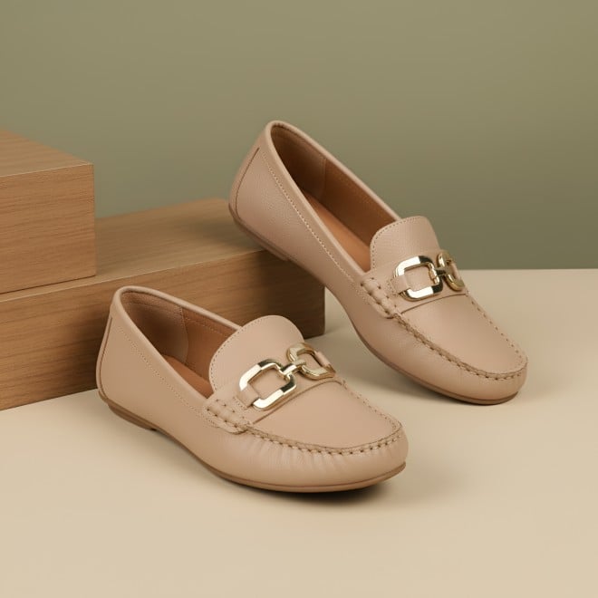 J.Fontini Women Beige Casual Loafers (SKU: 75-169-20-37)