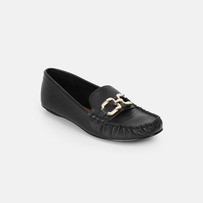 J.Fontini Women Black Casual Loafers (SKU: 75-169-11-37)