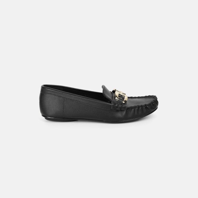 J.Fontini Women Black Casual Loafers (SKU: 75-169-11-37)