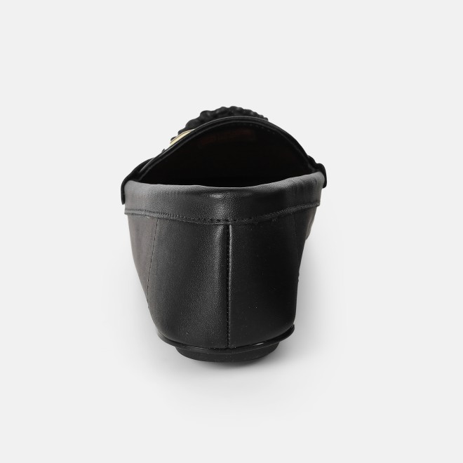 J.Fontini Women Black Casual Loafers (SKU: 75-169-11-37)