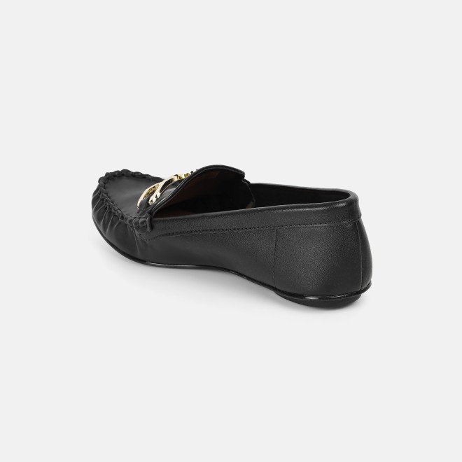 J.Fontini Women Black Casual Loafers (SKU: 75-169-11-37)