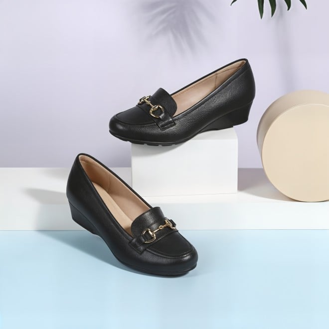 J.Fontini Women Black Casual Ballerinas